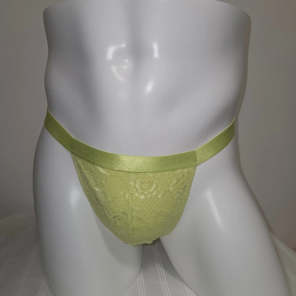 Cosabella Exquisite Italian Lace Mid-Rise‎ Men's Thong Stretch Italian Underwear
